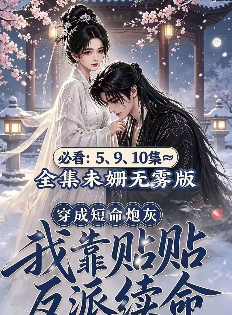 穿书炮灰抱对腿反派怀里好续命 AI漫剧黄果版《穿成短命炮灰，我靠贴贴反派续命》未删减全集完整版免费看